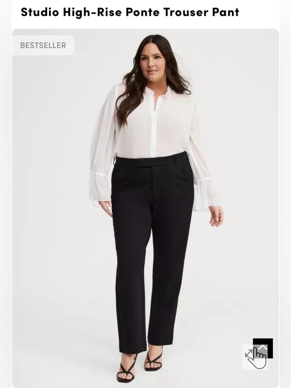 Torrid Studio High-Rise Ponte Trouser Pant